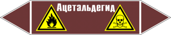 Маркировка трубопровода "ацетальдегид" (пленка, 507х105 мм) - Маркировка трубопроводов - Маркировки трубопроводов "ЖИДКОСТЬ" - . Магазин Znakstend.ru