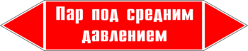 Маркировка трубопровода "пар под средним давлением" (p10, пленка, 252х52 мм)" - Маркировка трубопроводов - Маркировки трубопроводов "ПАР" - . Магазин Znakstend.ru